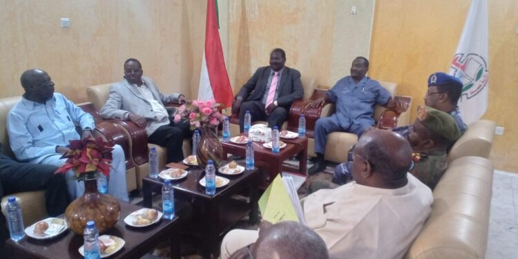 لجنة جرائم الحرب وانتهاكات الدعم السريع تلتقي والي سنار ولجنة أمن الولاية