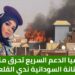 مليشيا الدعم السريع تحرق منزل الفنانة السودانية ندي القلعة