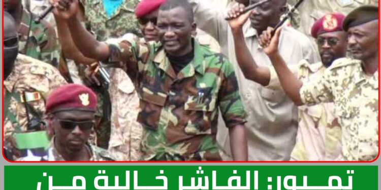 تمبور: الفاشر خالية من مليشيا الدعم السريع