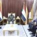 البرهان يتسلم أوراق إعتماد السفير الإيراني لدى السودان ويودع سفيري السودان لدي جوبا وطهران