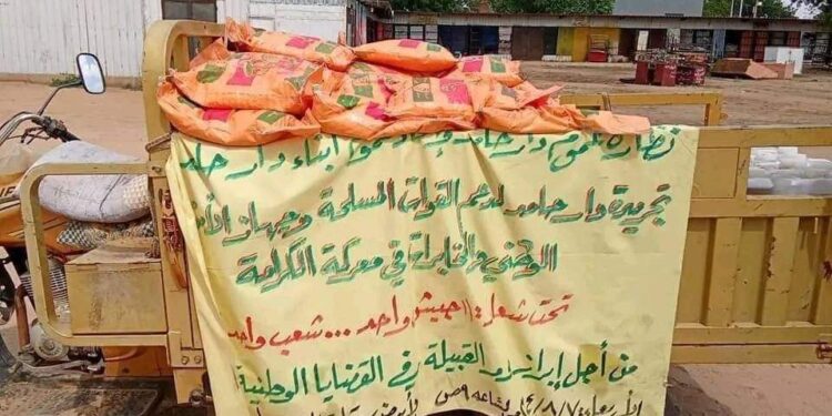 والي شمال كردفان يستقبل تجريدة دار حامد لدعم القوات المسلحة في معركة الكرامة