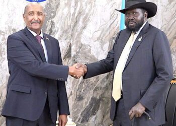 البرهان وسلفاكير يعقدان جلسة مباحثات مشتركة