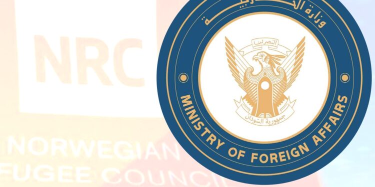 الخارجية السودانية تستنكر الاتهامات غير المسؤولة للمجلس النرويجي حول ادعاءه قصف الجيش للمدنيين