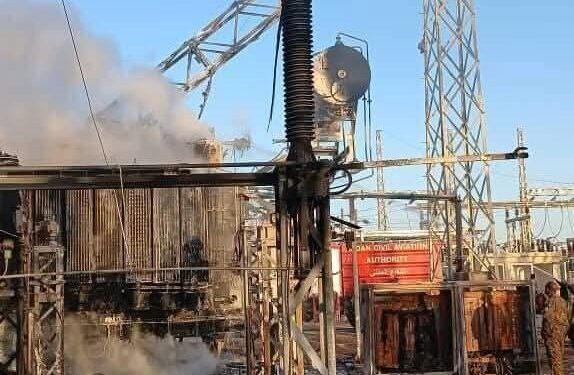 محطة مروي التحويلية تتعرض لاعتداء بمسيرات مليشيا الدعم السريع