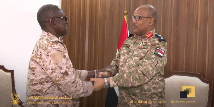 جابر ووالي الخرطوم يبحثان سير العمل في المشاريع الخدمية بالولاية