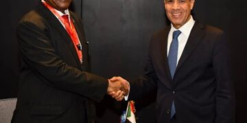 وزير الخارجية والتعاون الدولي يلتقي نظيره المصري