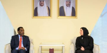 السودان يبحث مع قطر  قضايا التعاون الإنساني والاجتماعي